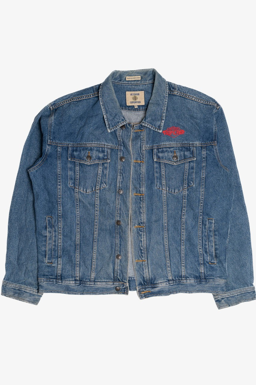 Vintage "Las Vegas Tropicana" Embroidered Logo Denim Jacket