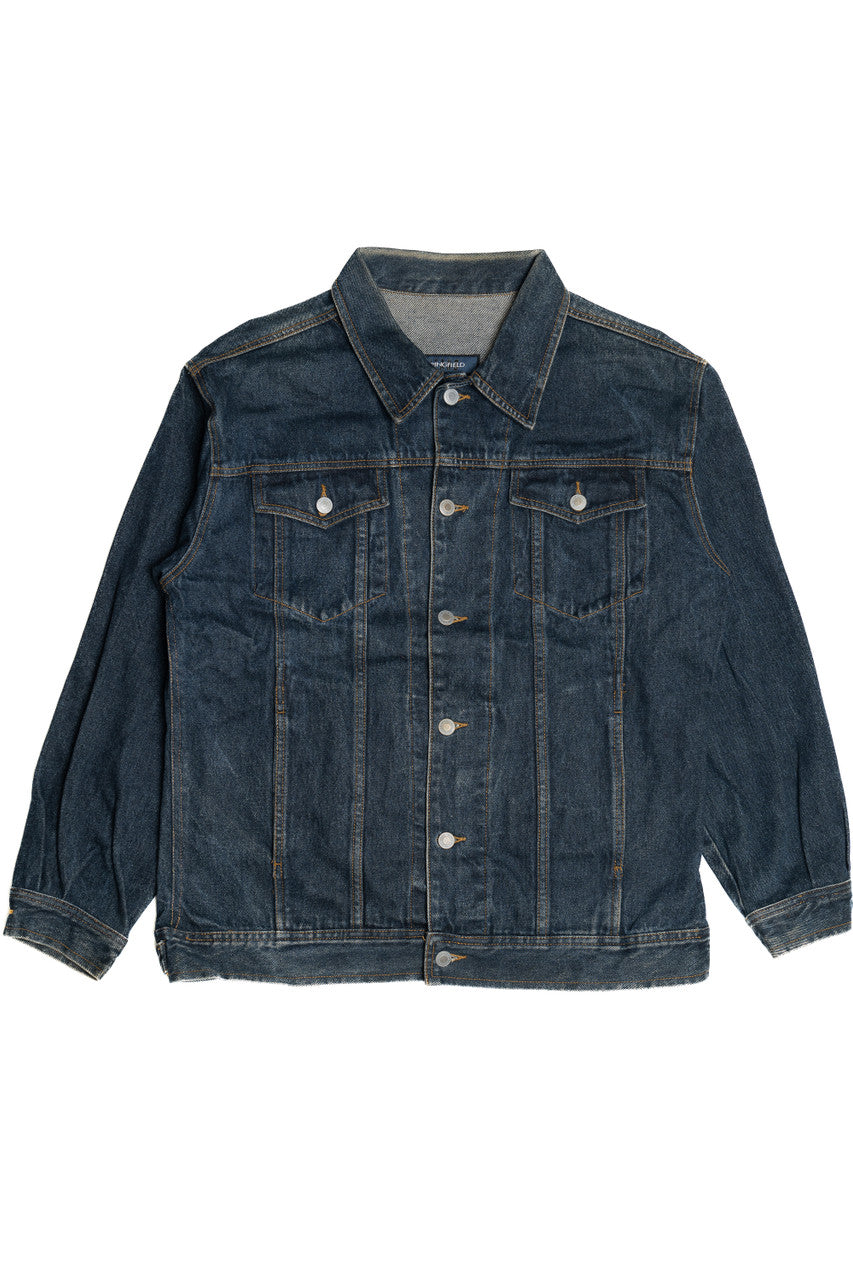 Upcycled Harley Davidson "Sun's Out! Fun's Out!" Back Patch Denim Jacket