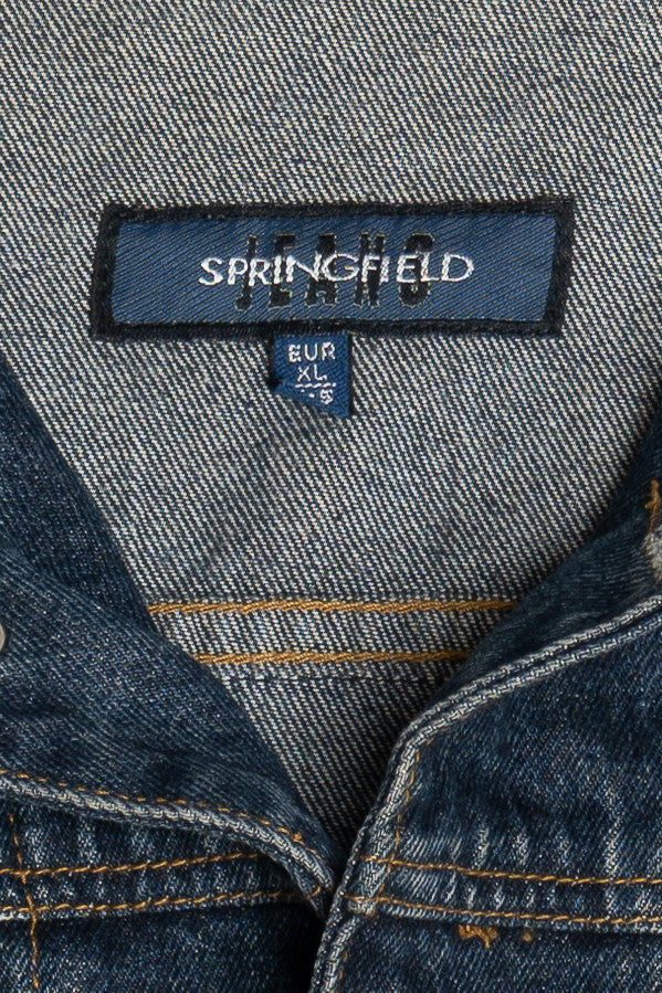 Upcycled Harley Davidson "Sun's Out! Fun's Out!" Back Patch Denim Jacket