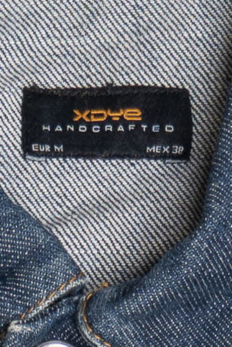 Upcycled Harley Davidson "Open Road" Flames Back Patch Denim Jacket