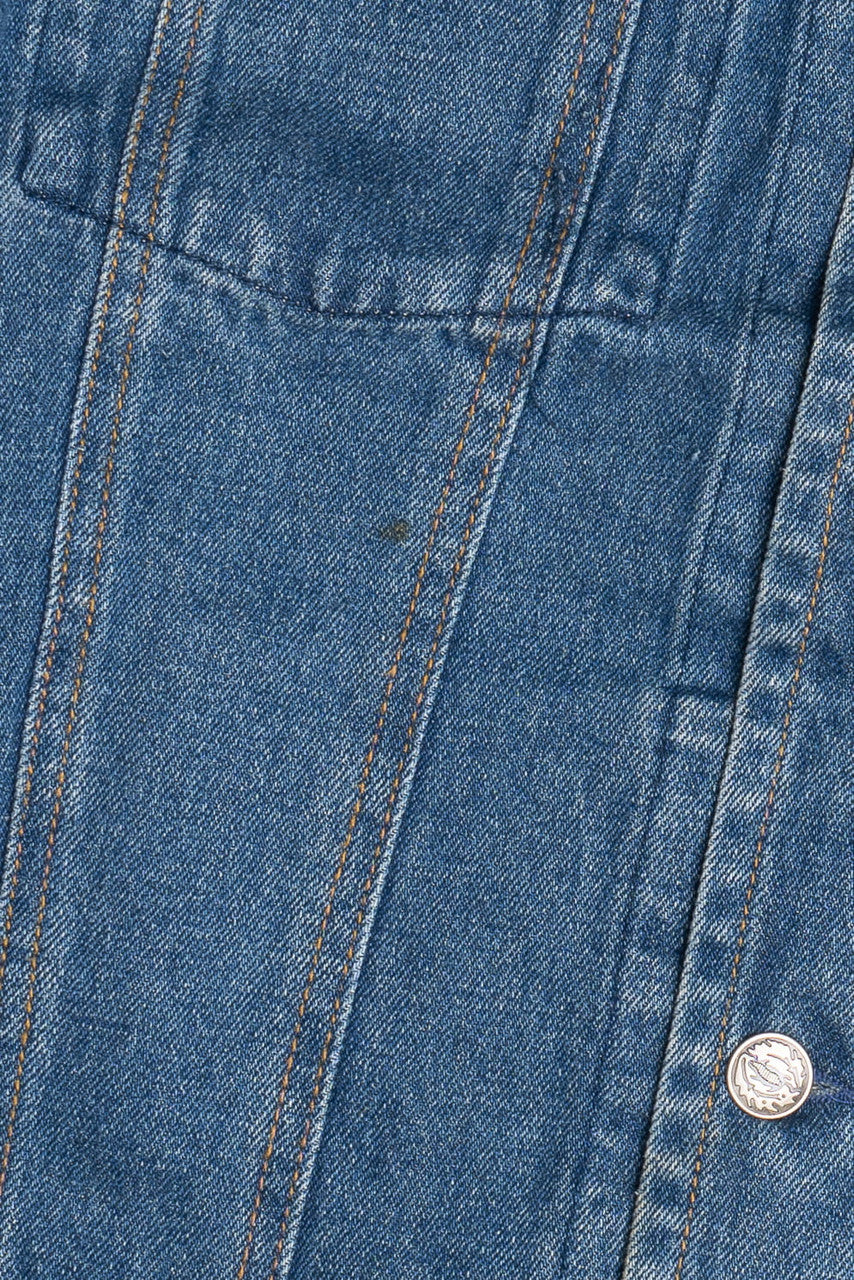 Upcycled Harley Davidson Dragon Back Patch Denim Jacket