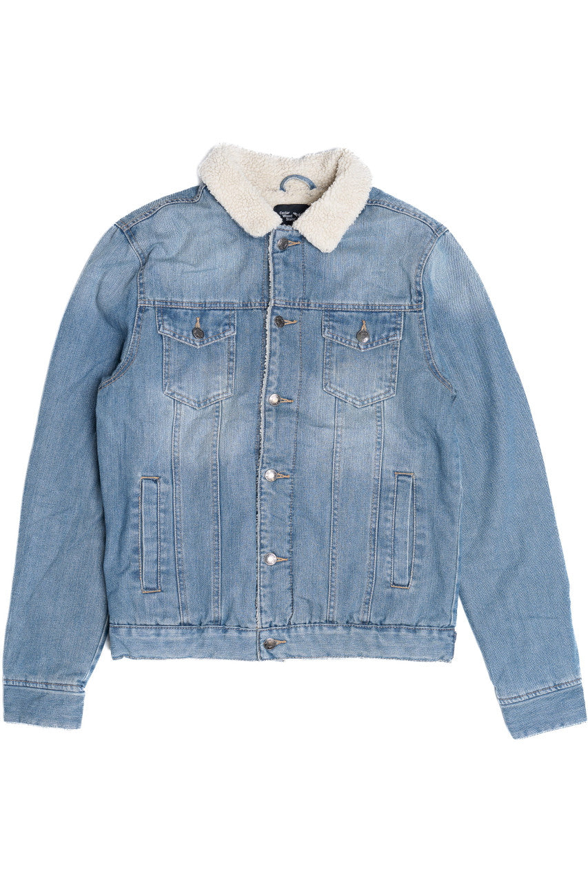 Upcycled Harley Davidson "Mother Road" Back Patch Denim Jacket
