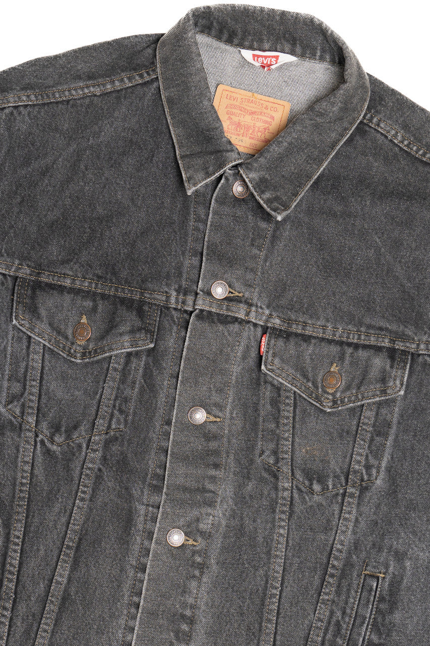 Vintage Dark Gray Levi's Denim Jacket