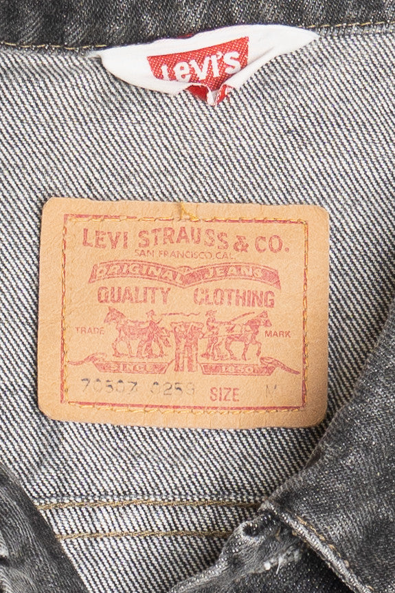 Vintage Dark Gray Levi's Denim Jacket