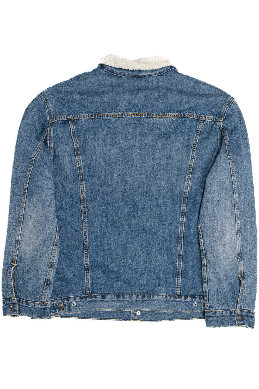 Levi's Premium Denim Faux Sherpa Lined Jacket 1634
