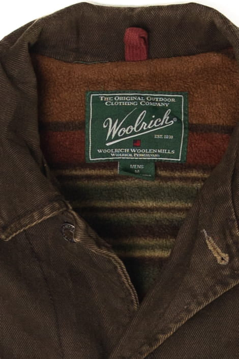 Vintage Woolrich Blanket Lined Denim Jacket (1990s)
