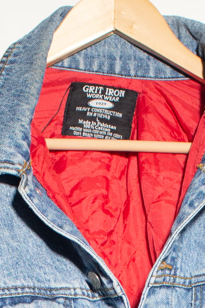 Vintage Grit Iron Denim Jacket (1990s)
