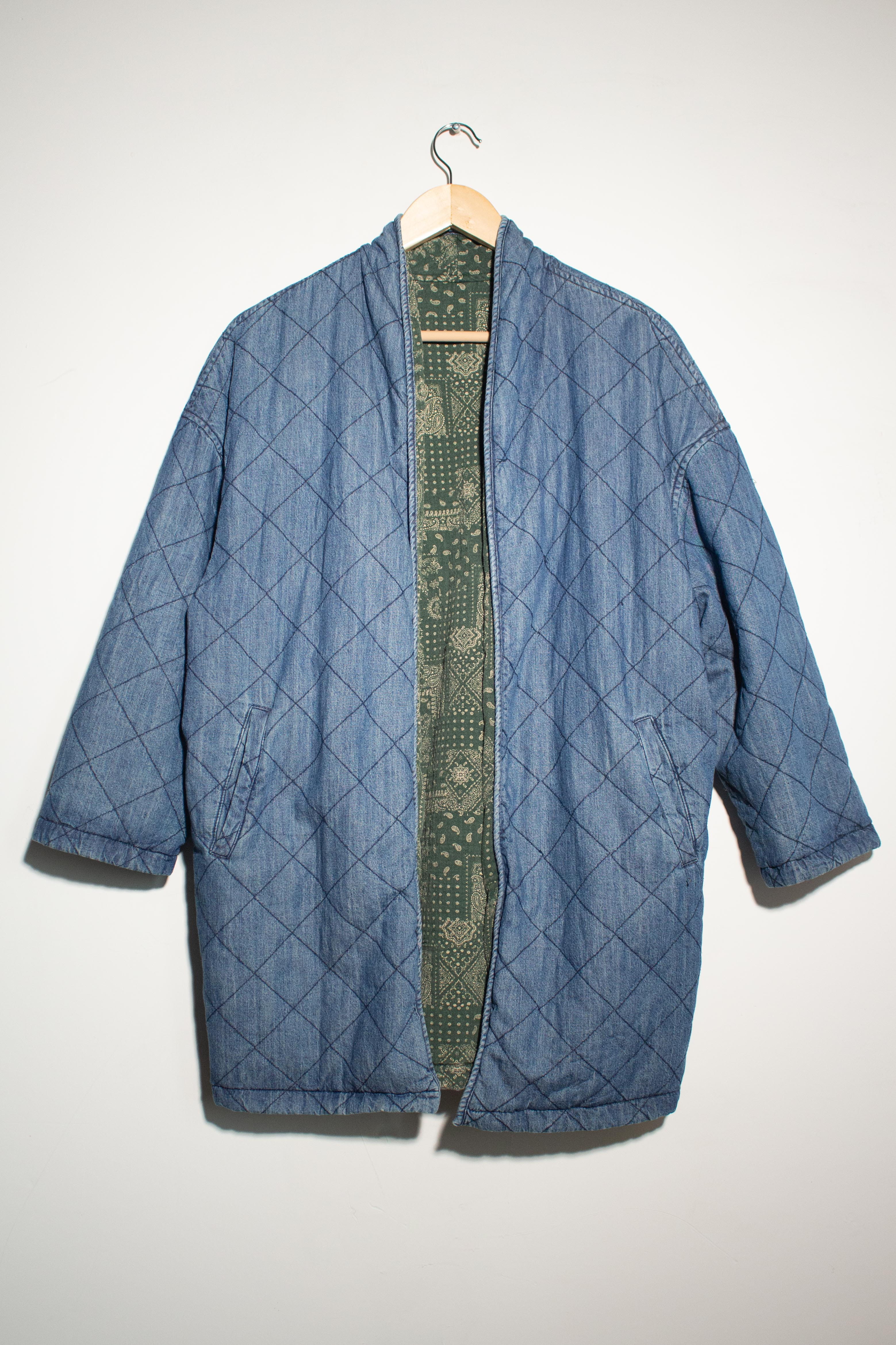 Current Air Reversible Denim Throw Jacket (2010s)