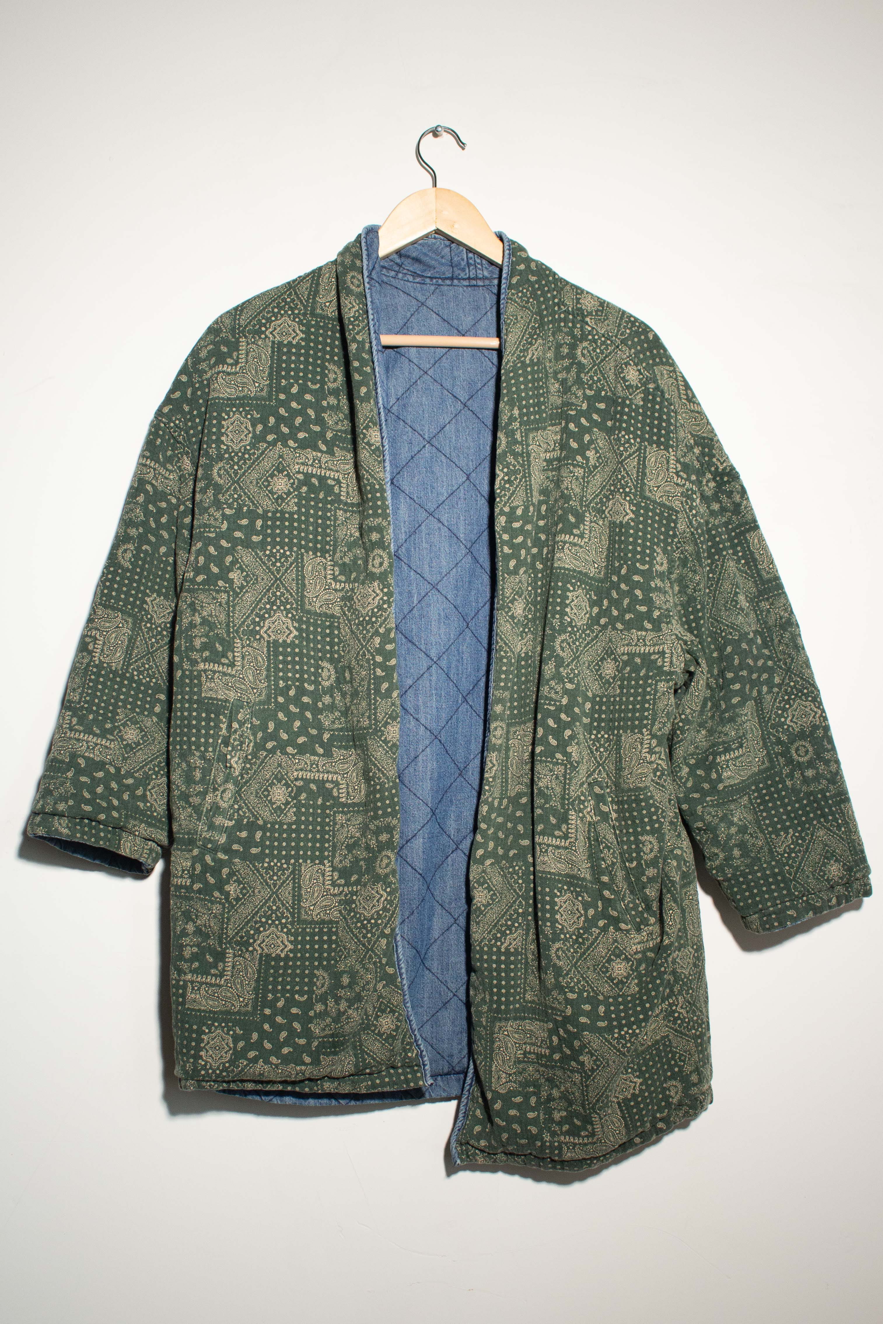 Current Air Reversible Denim Throw Jacket (2010s)