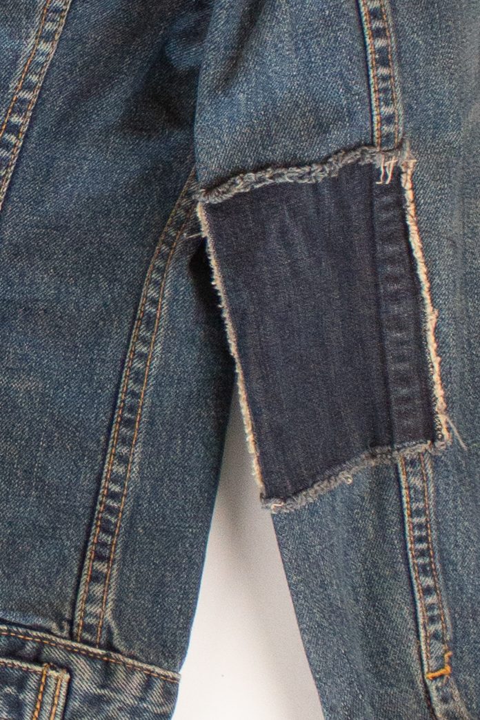 Levi's Distressed Patch Denim Jacket (2000s)