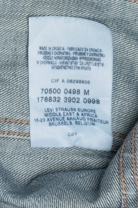 Vintage Levi's European Cut Denim Jacket (1990s)