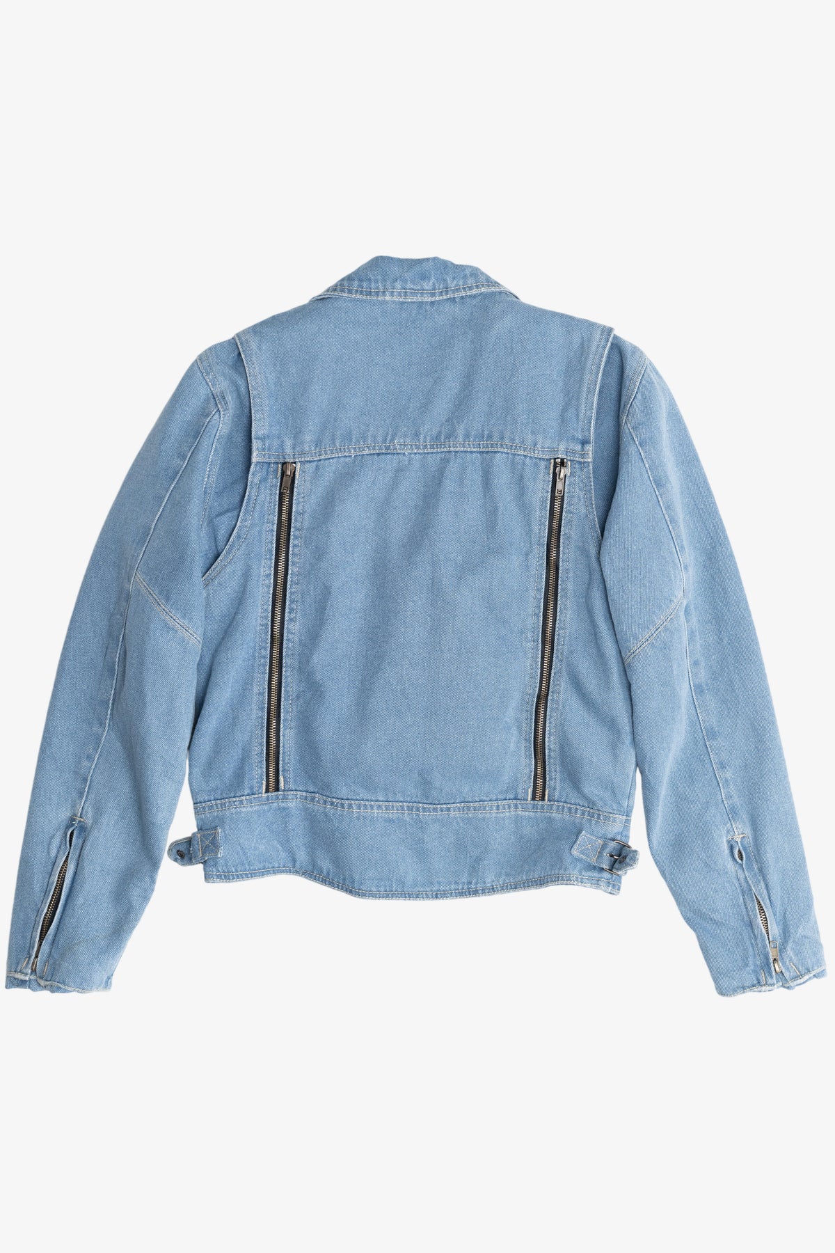 Vintage Zony Inc. Insulated Denim Motorcycle Jacket (1990s)