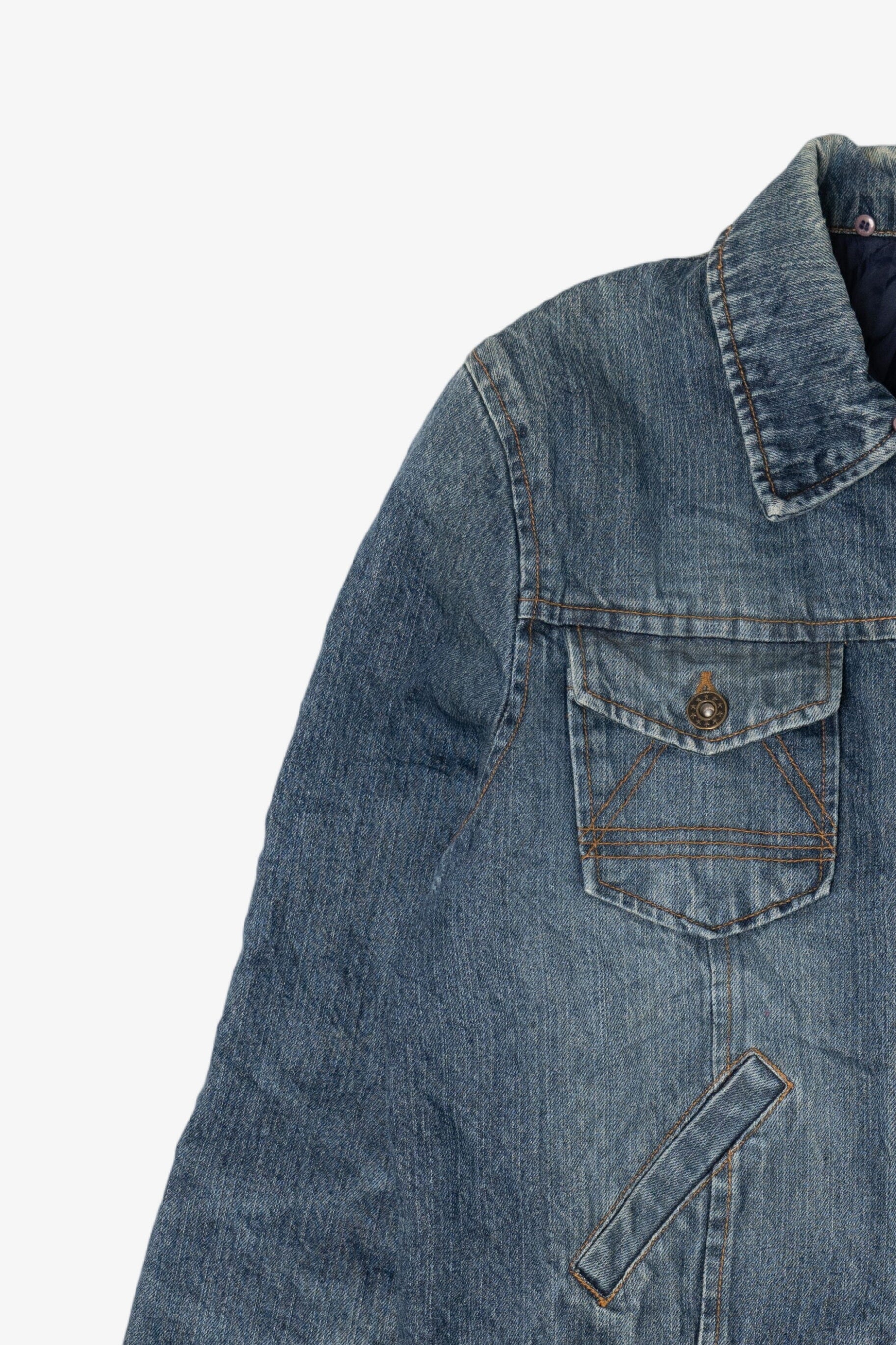 Vintage Blue That's It Quilted Lining Denim Jacket (2000s)
