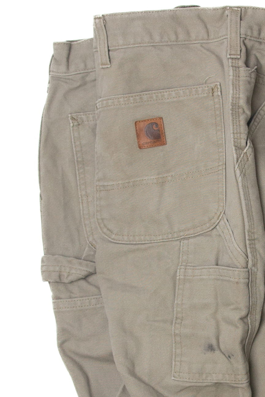 Carhartt Beige Carpenter Denim Jeans