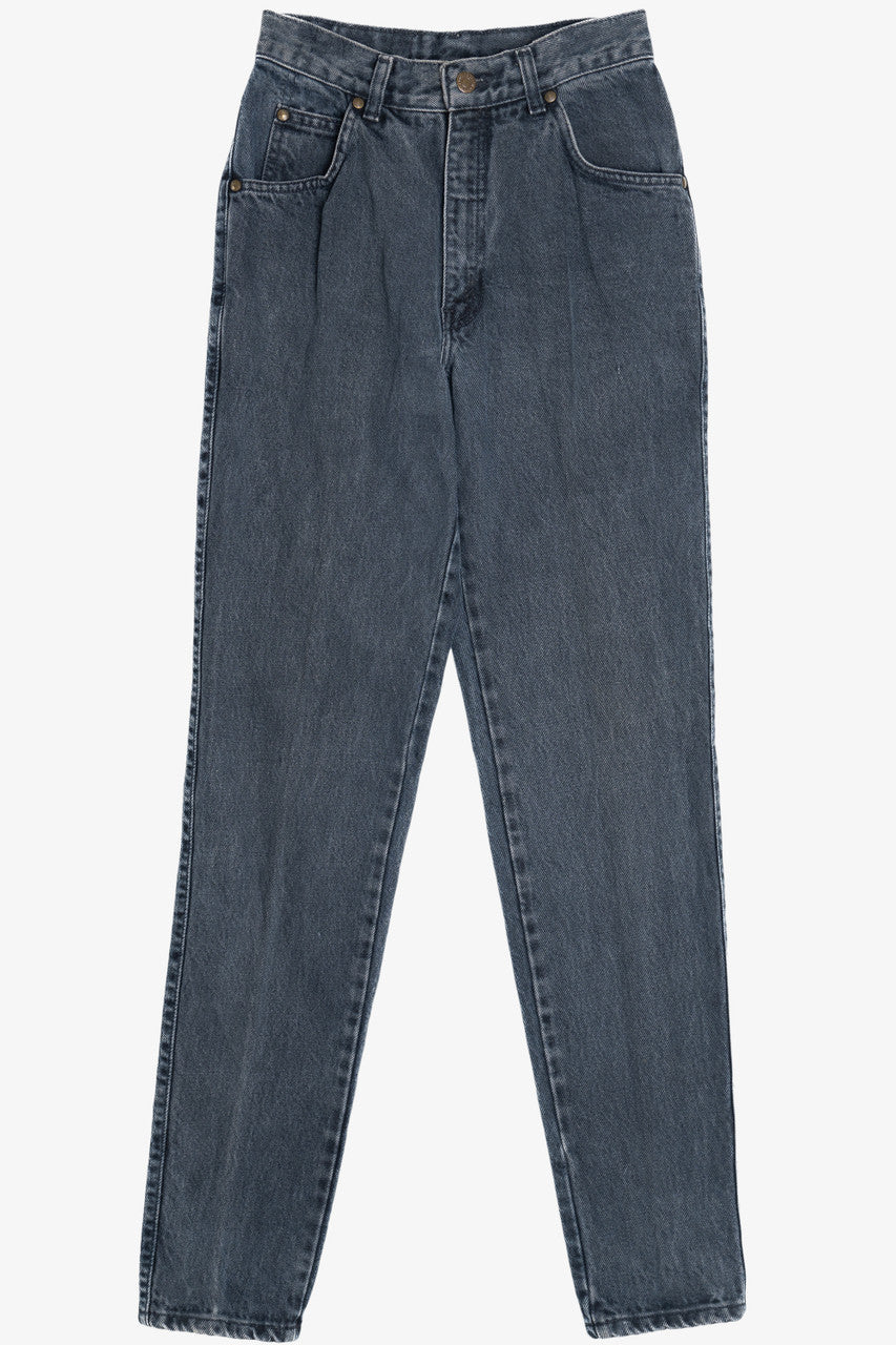 Vintage Levi's Brown Tab Dark Blue Denim Jeans (1990s)