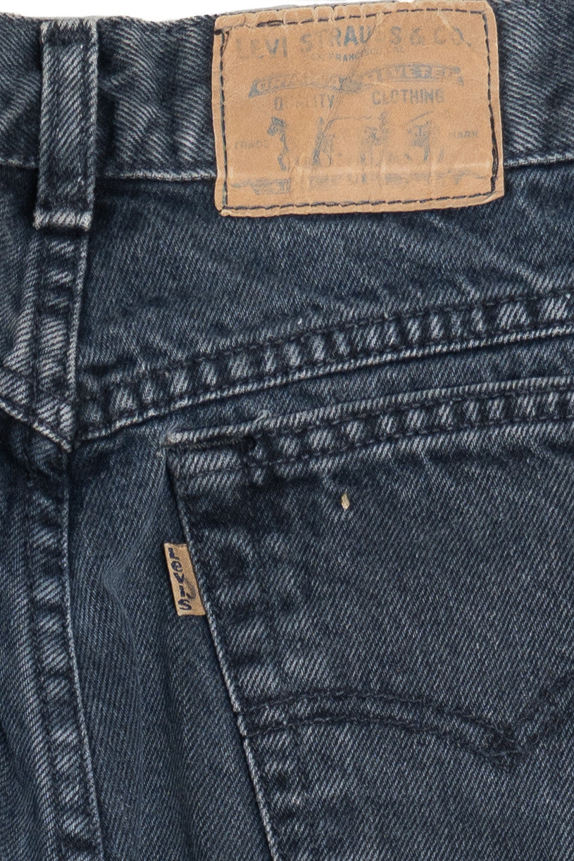 Vintage Levi's Brown Tab Dark Blue Denim Jeans (1990s)