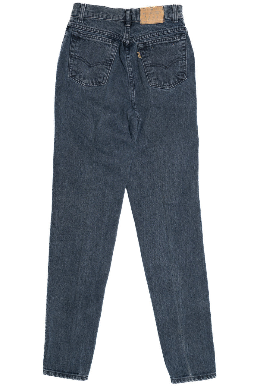 Vintage Levi's Brown Tab Dark Blue Denim Jeans (1990s)