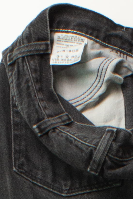 Vintage Black Rustler Denim Jeans (31x30)