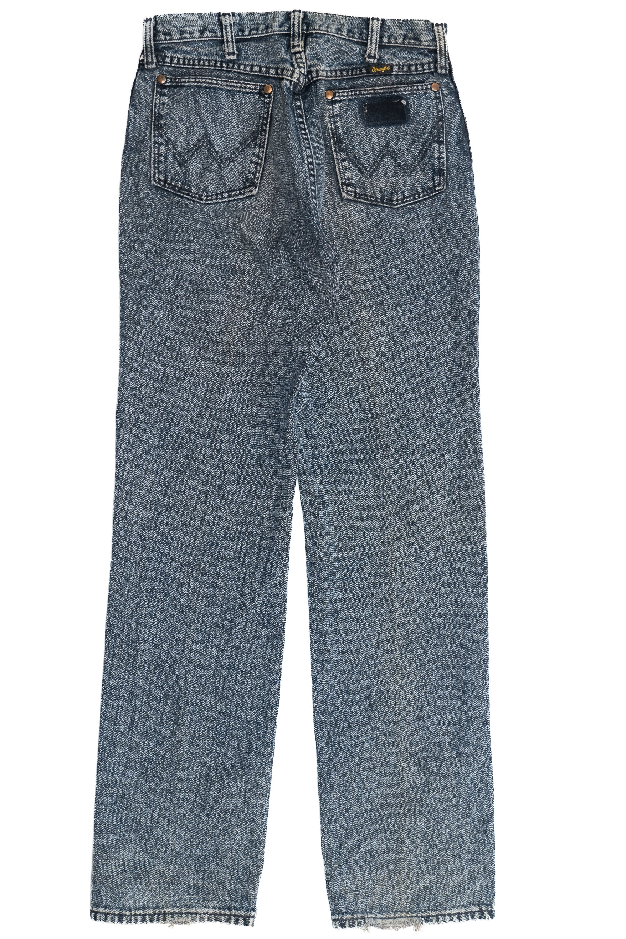 Vintage Wrangler Navy Acid Wash Denim Jeans (1980s)