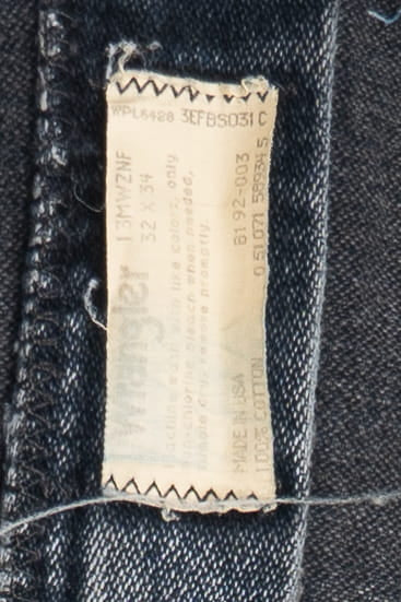 Vintage Wrangler Navy Acid Wash Denim Jeans (1980s)