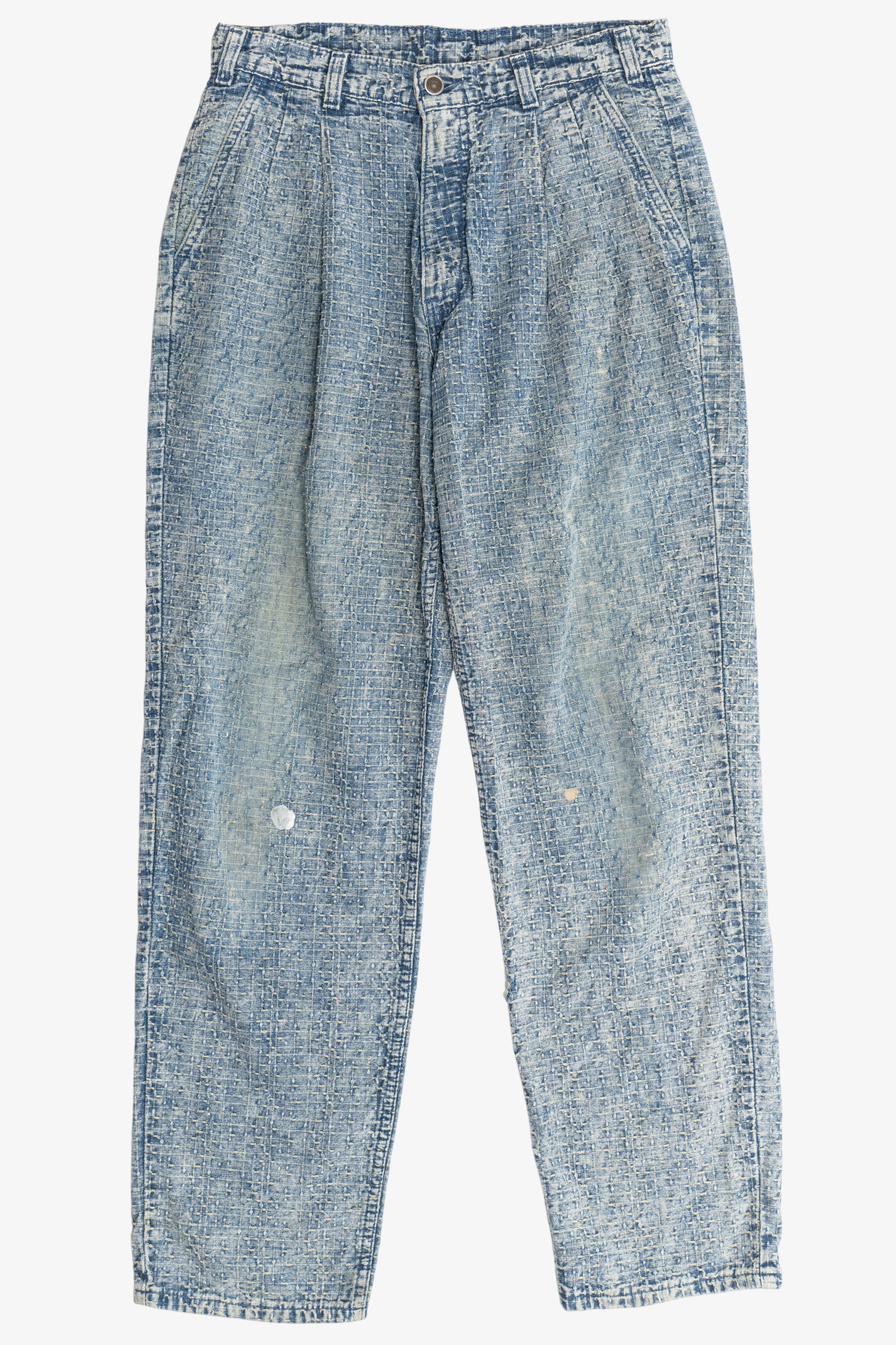 Vintage Levi's Silver Tab High Waist Textured Denim Jeans (1980s)