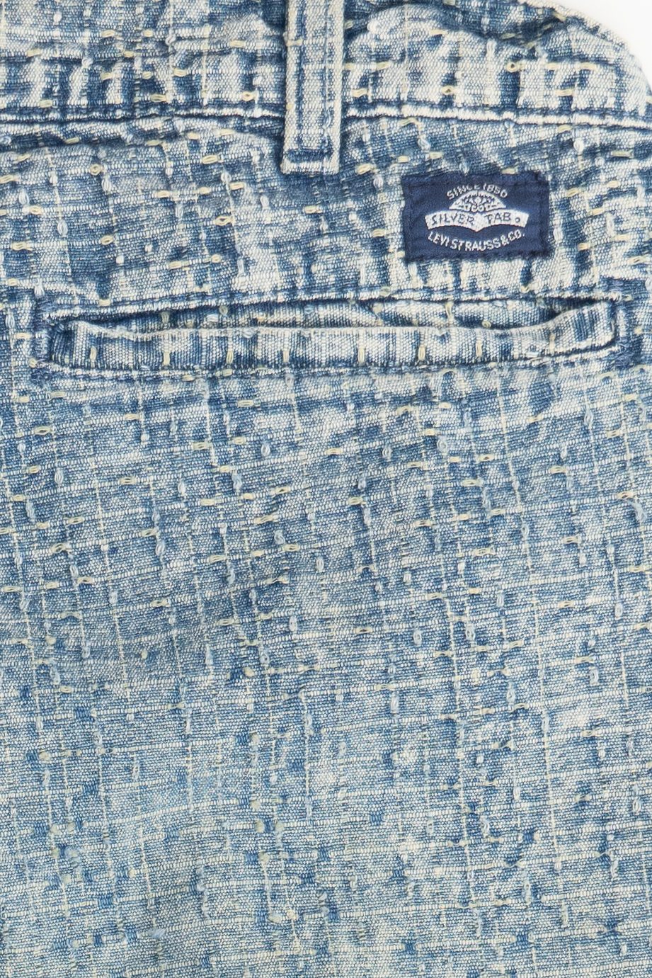 Vintage Levi's Silver Tab High Waist Textured Denim Jeans (1980s)