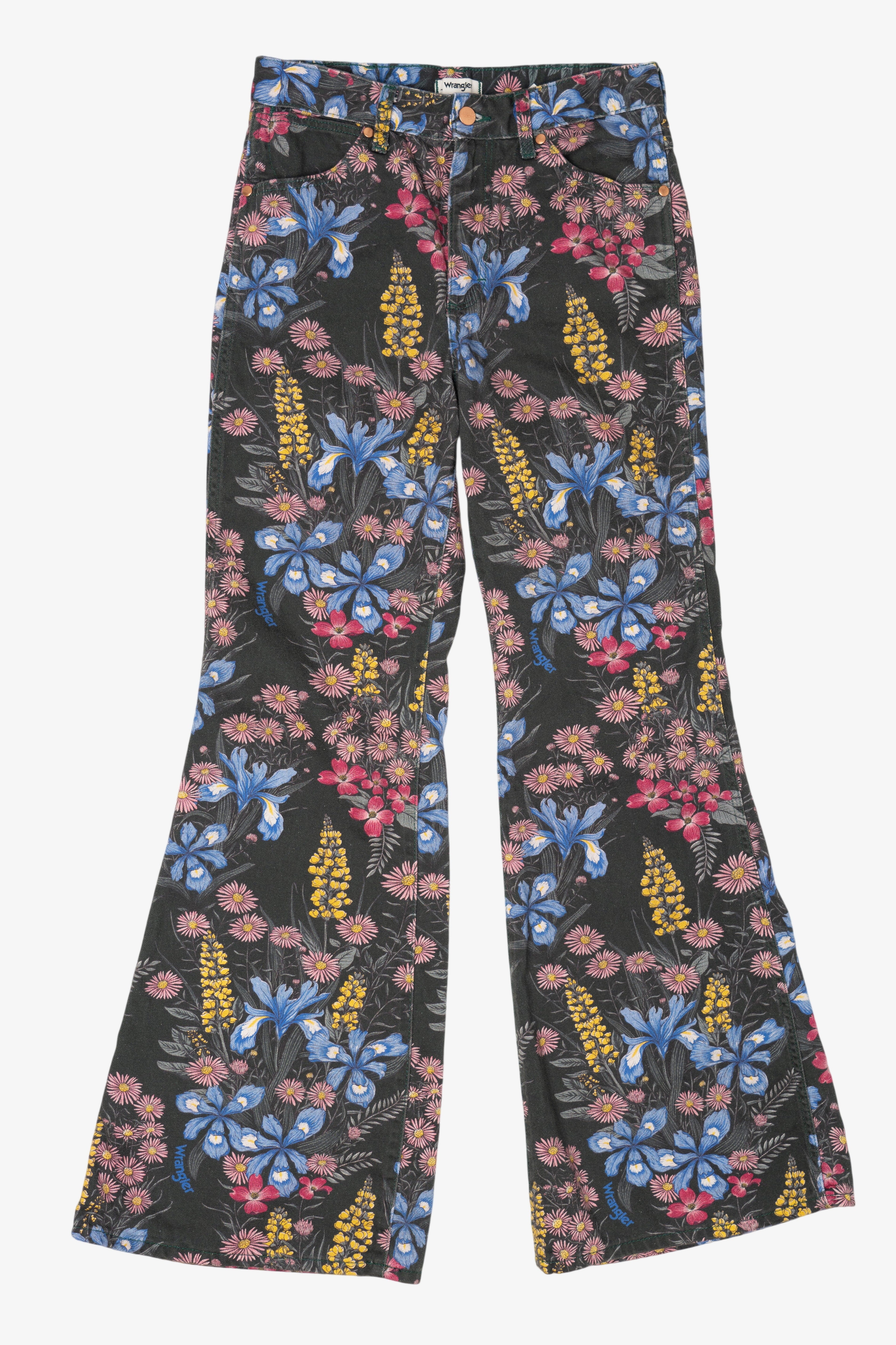 Wrangler Women's Floral Wanderer High Rise Flare Pants 27x34