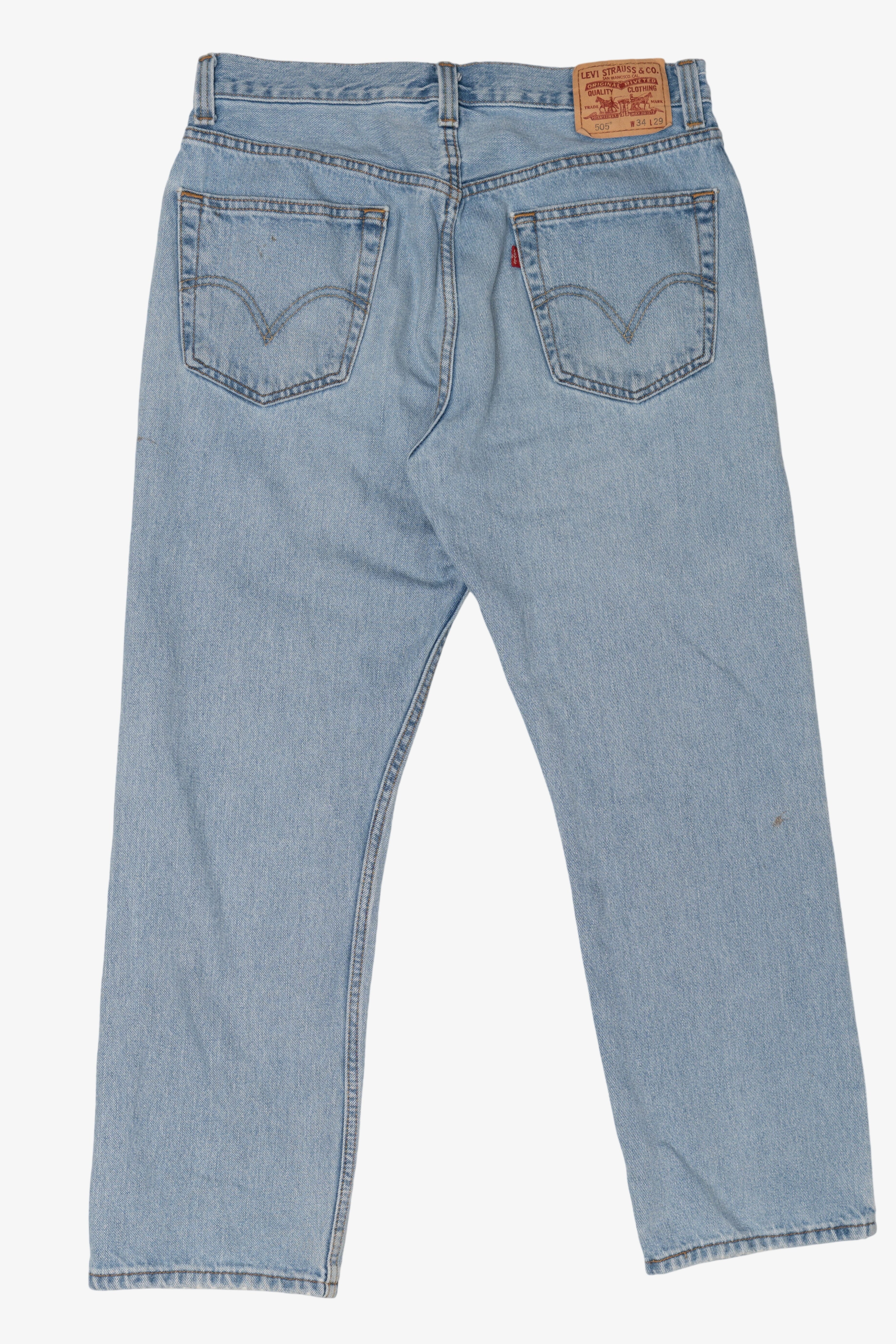 Vintage Levi's 505 Regular Fir 34x29 Denim Jeans (2000s)