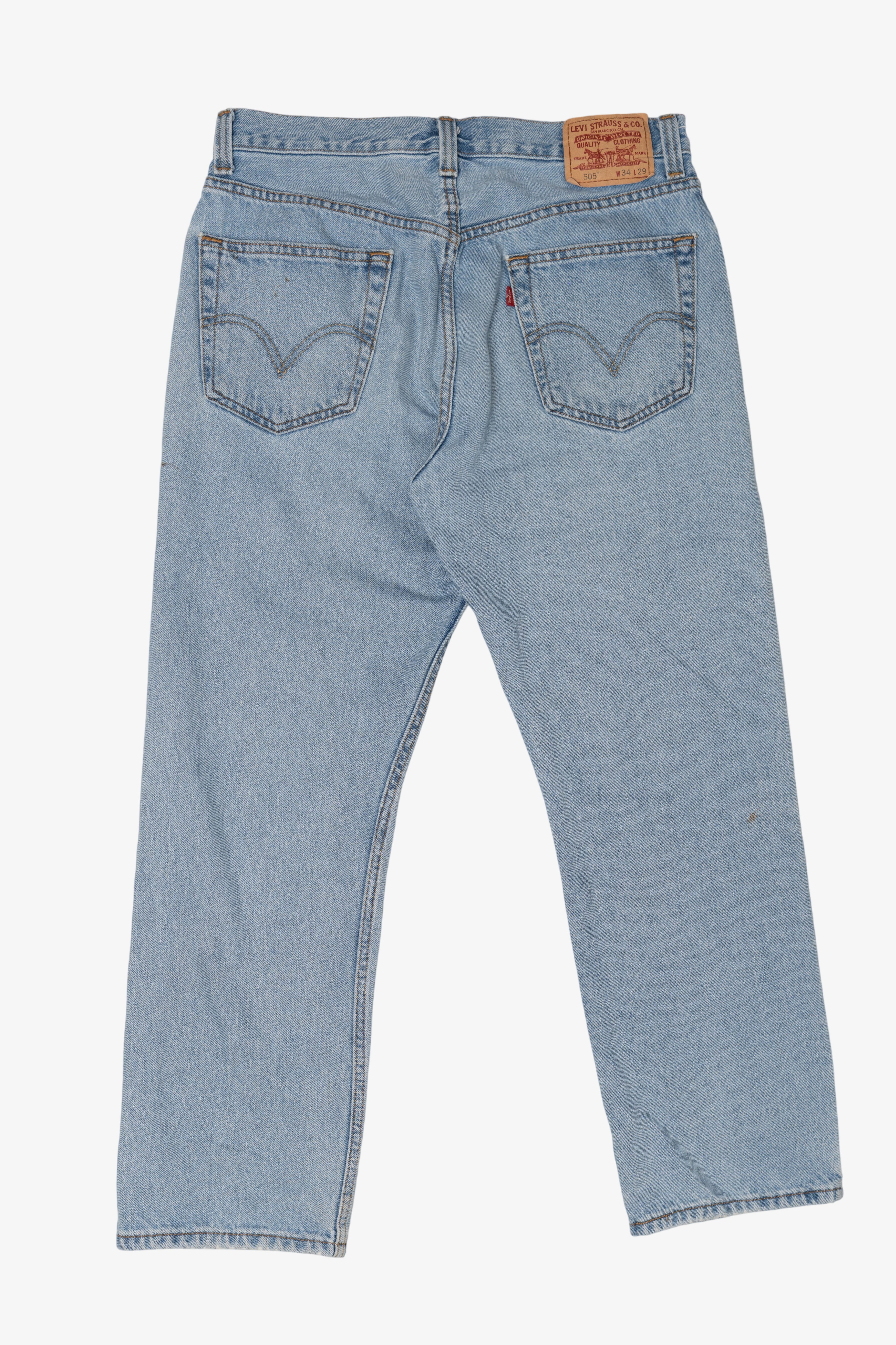 Vintage Levi's 505 Regular Fir 34x29 Denim Jeans (2000s)