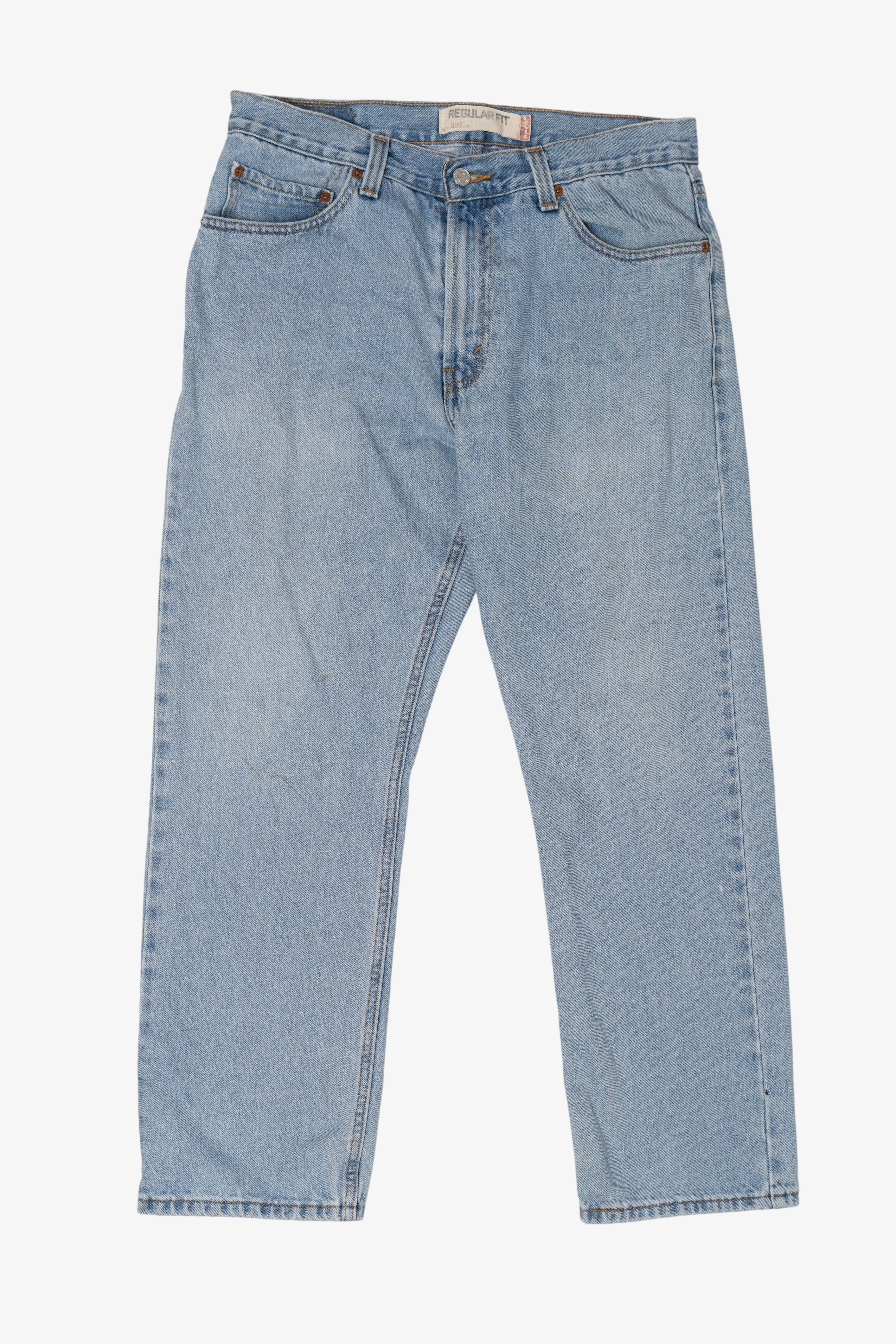 Vintage Levi's 505 Regular Fir 34x29 Denim Jeans (2000s)