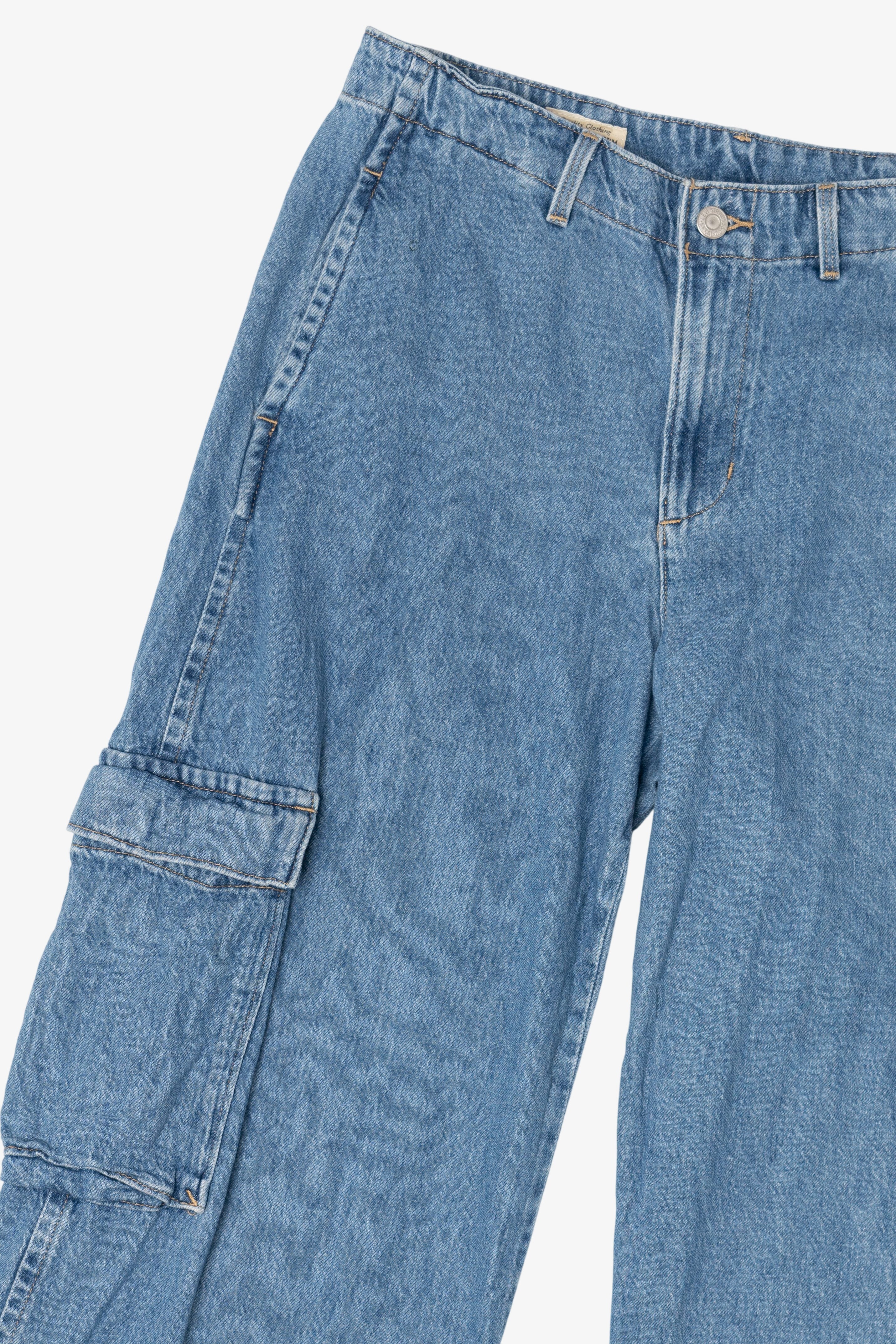 Blue Levi's Baggy Cargo Denim Jeans (2010s)