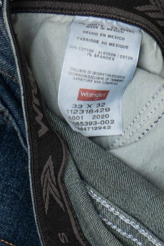 Blue Wrangler Denim Jeans 33x32 (2020s)