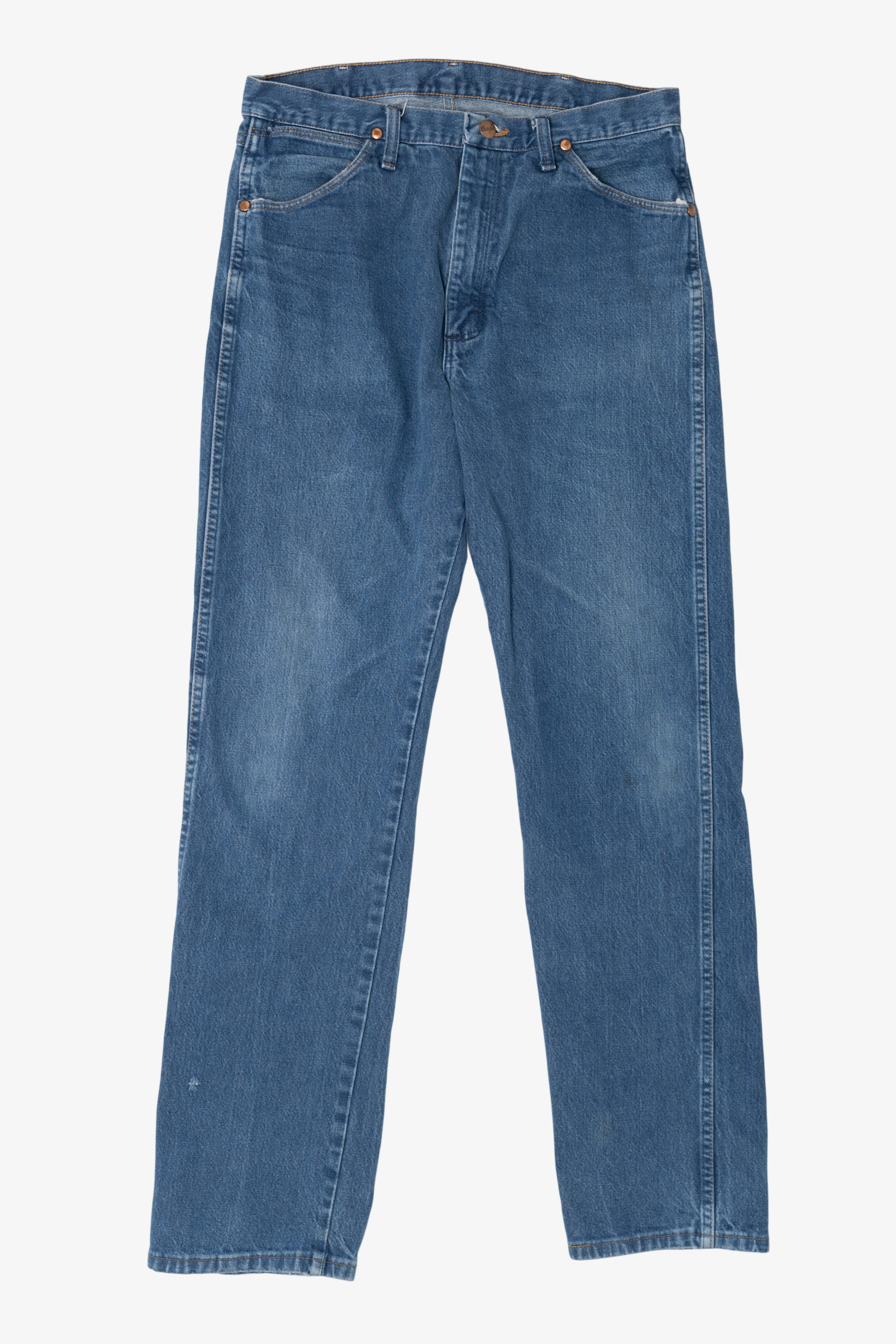 Vintage Distressed Wrangler Denim Jeans (34x34) (1990s)