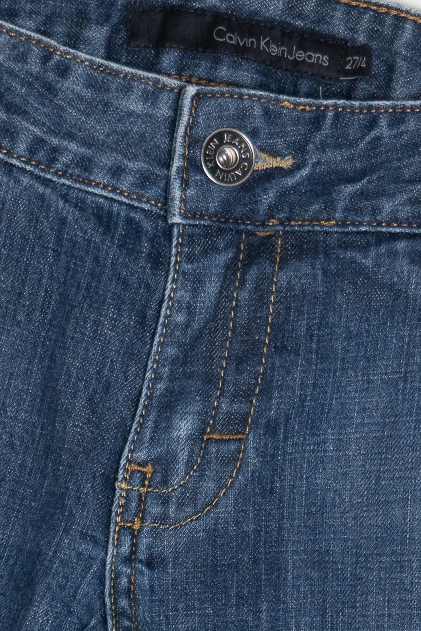 Vintage Y2K Calvin Klein Button Pocket Boot Cut Denim Jeans (2000s)