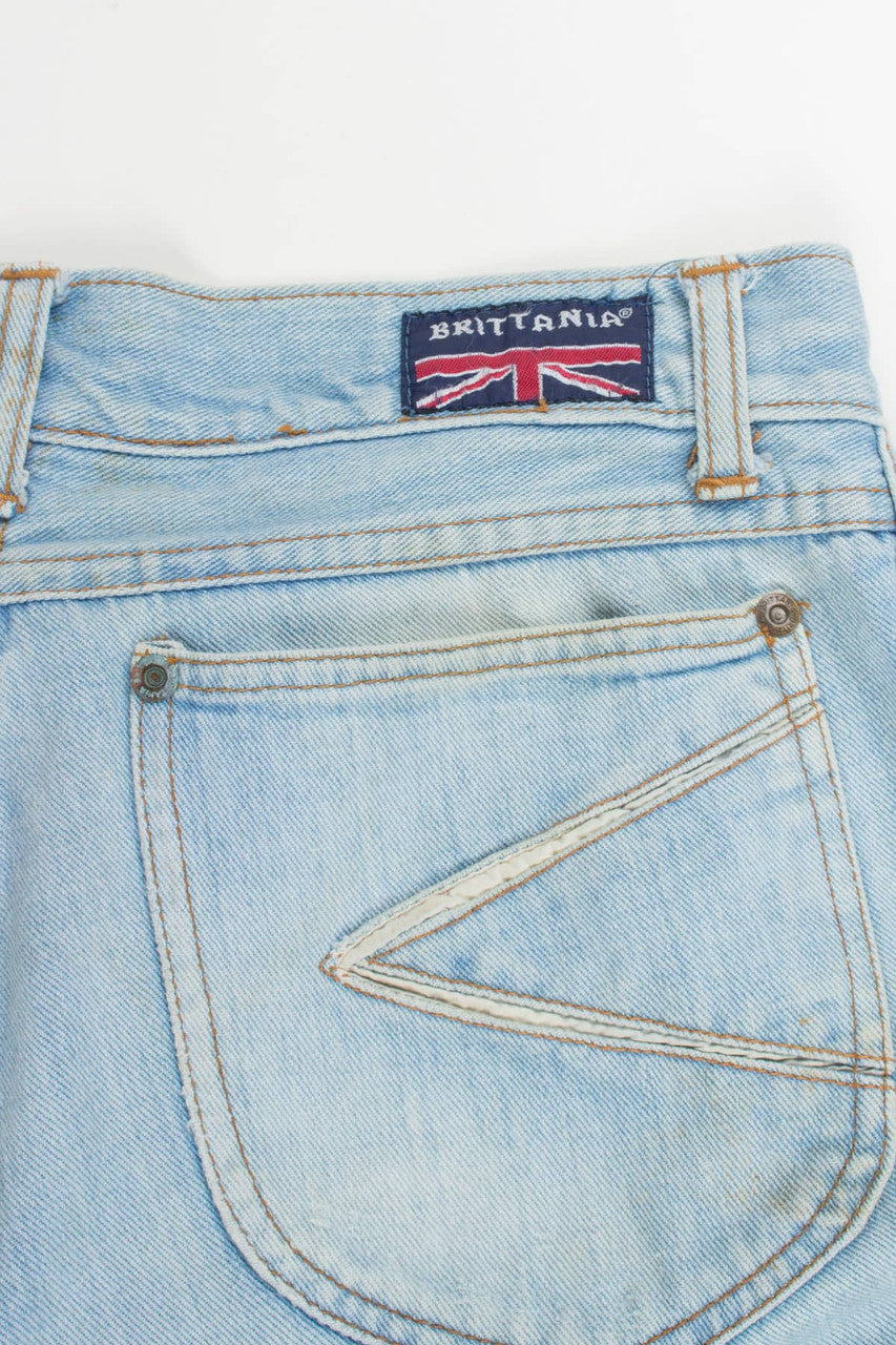 Vintage Brittania Wide Leg Denim Jeans (sz. 31L)
