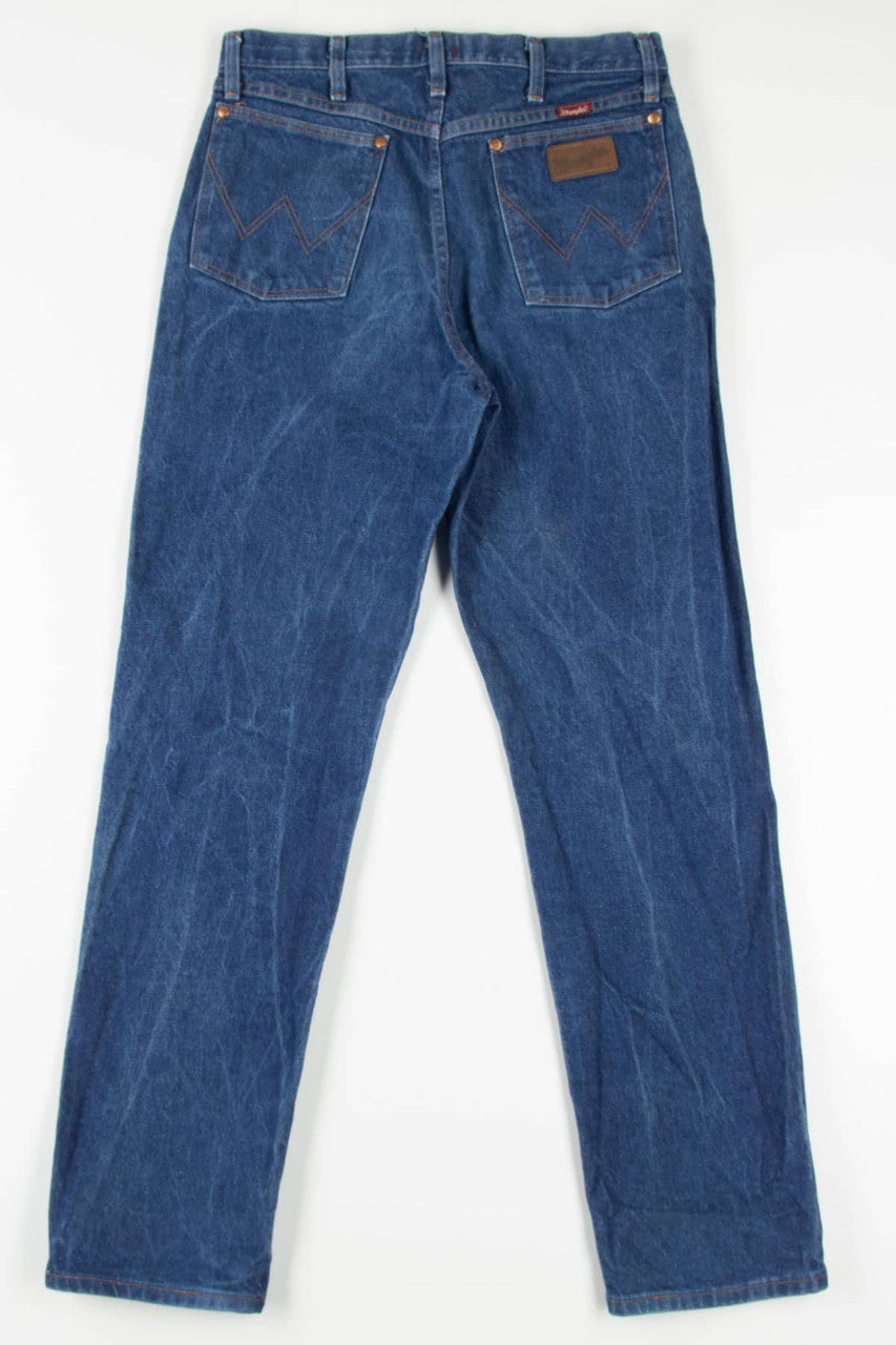 Wrinkle Faded Wrangler Denim Jeans (sz. W32 L34)