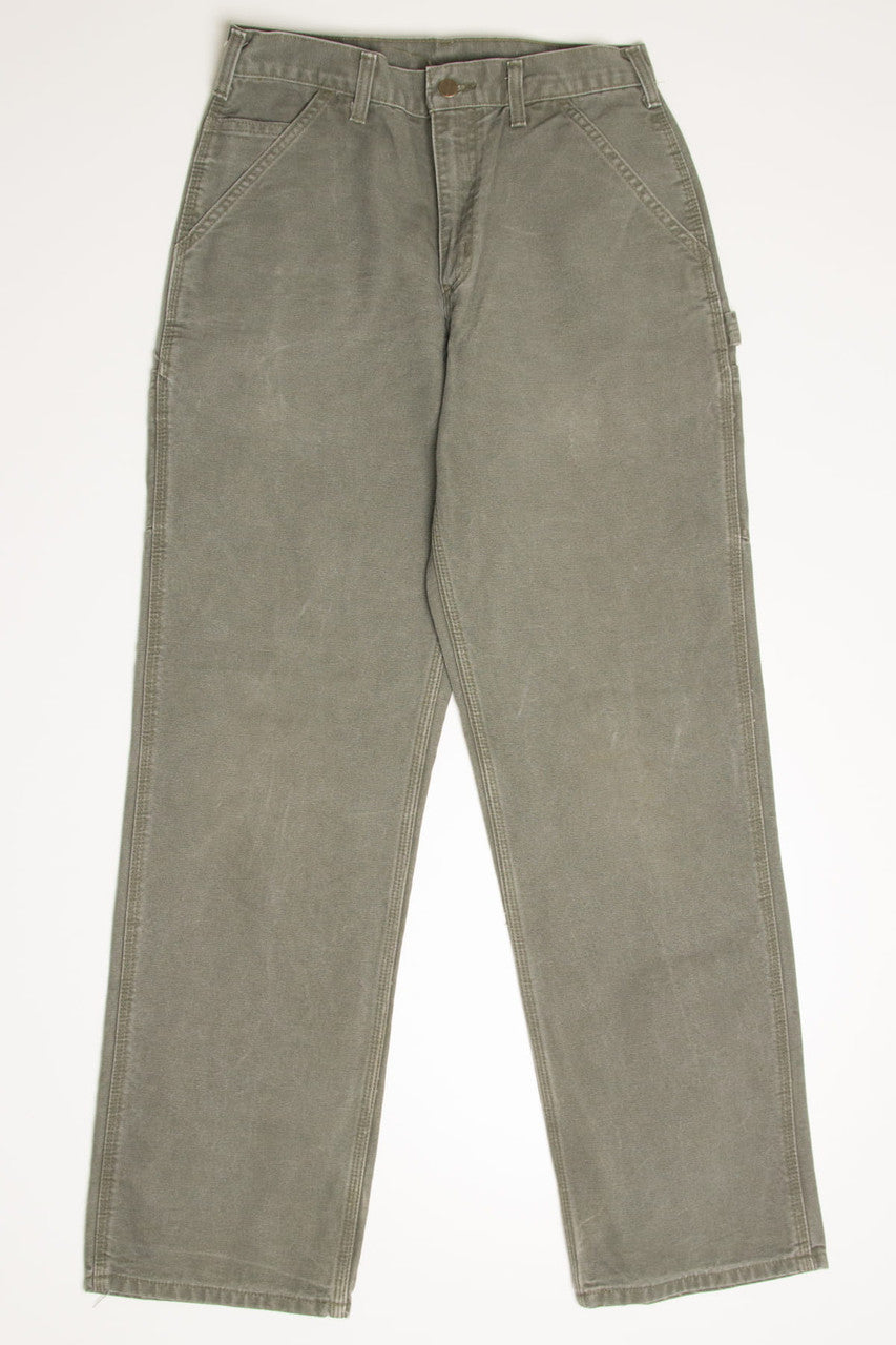 Olive Carhartt Dungarees Denim Jeans (sz. W30 L34)