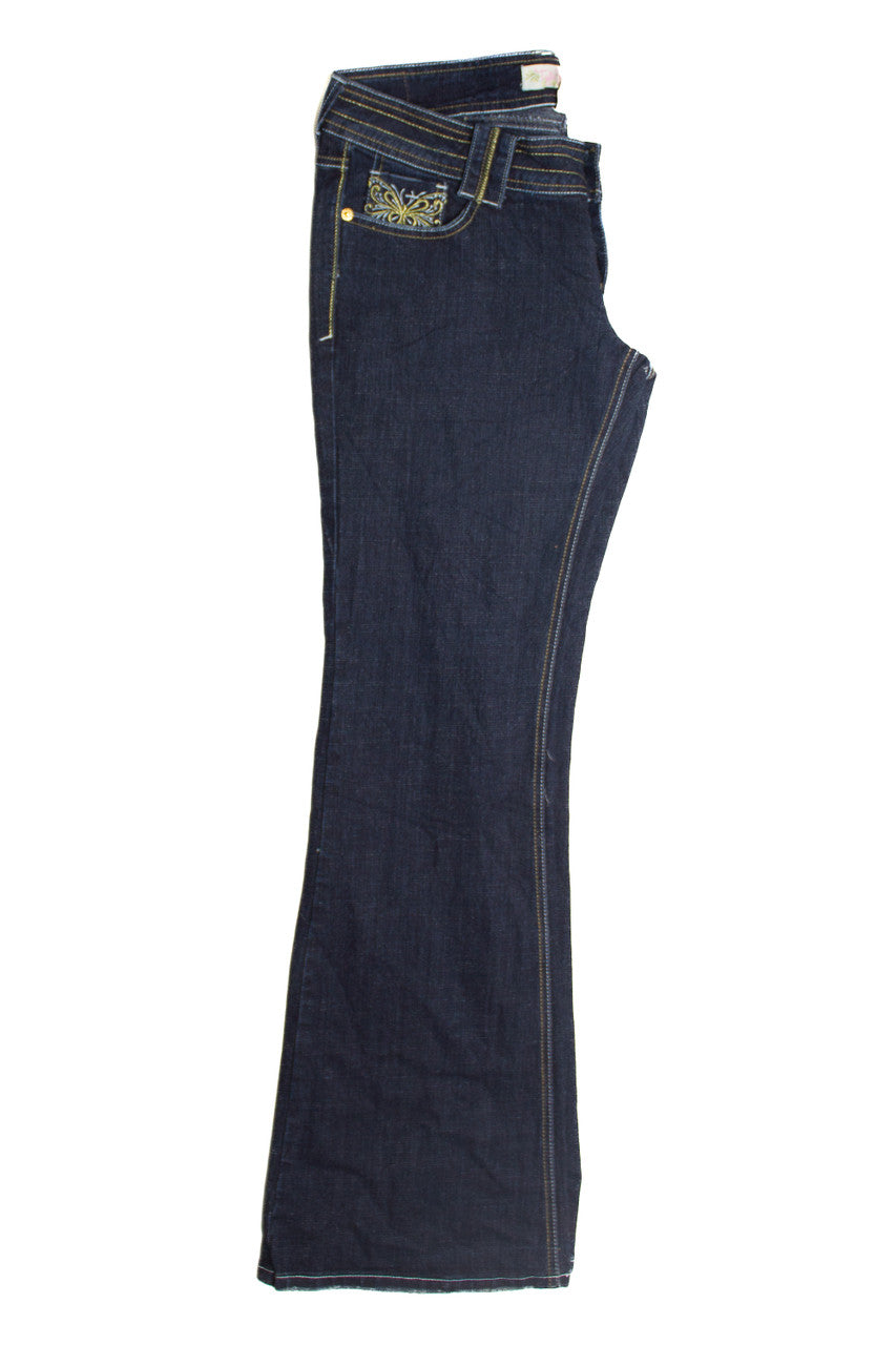 Y2k Butterfly Tyte Denim Jeans 981