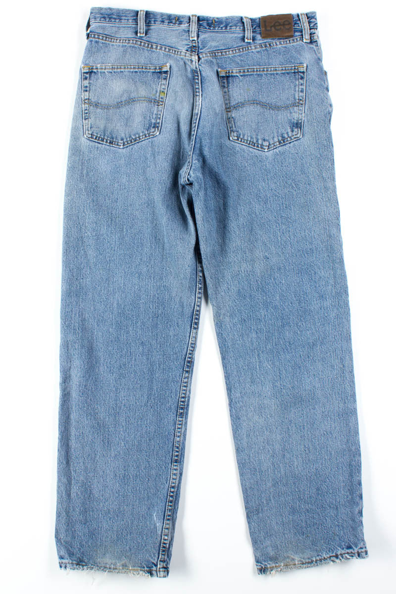 Distressed Lee Blue Jeans (sz.36x32)