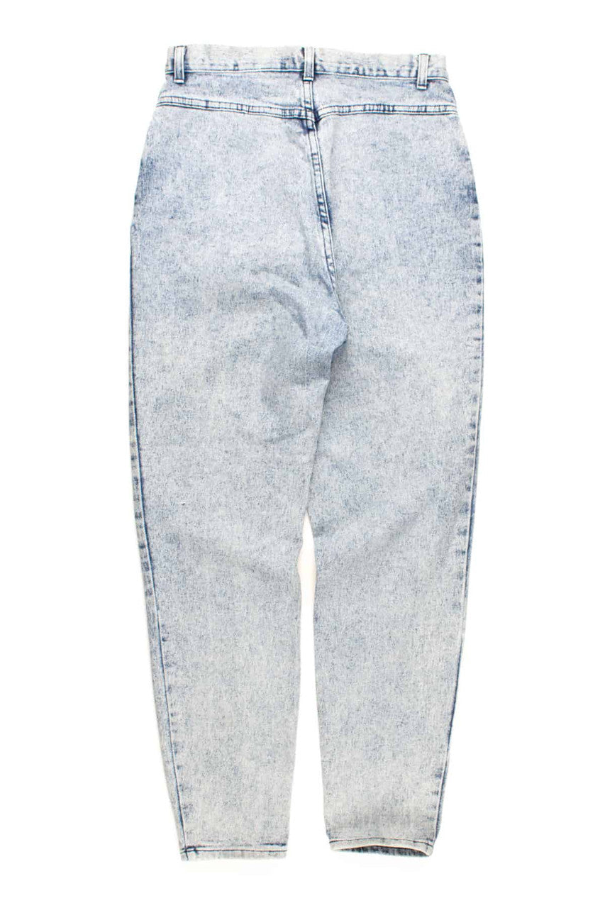 Super Soft High Waist Acid Wash Jean (Sz. W30 L30)