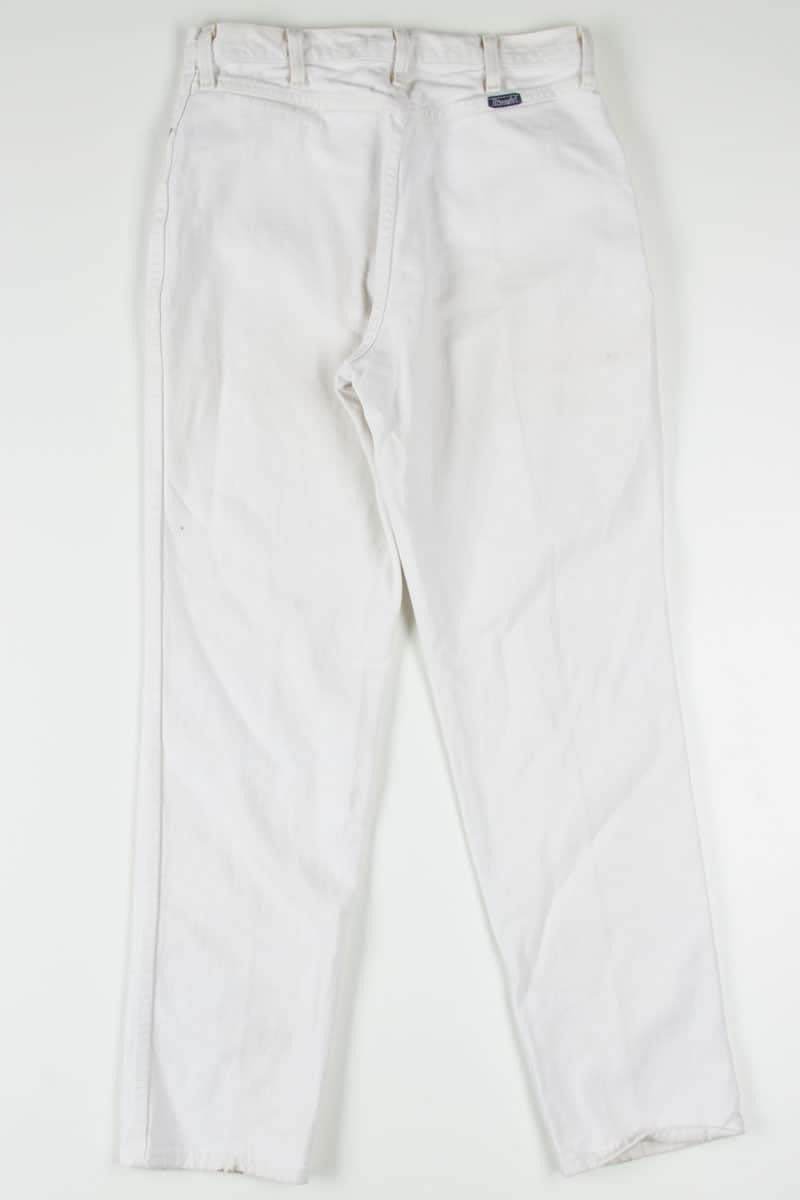 Cream High Waisted Wrangler Denim Jeans 538 (sz. 13/14 - 32L)