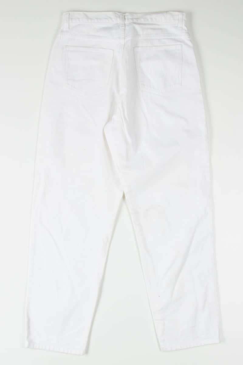 White High Waisted Denim Jeans 625 (sz. 10P)
