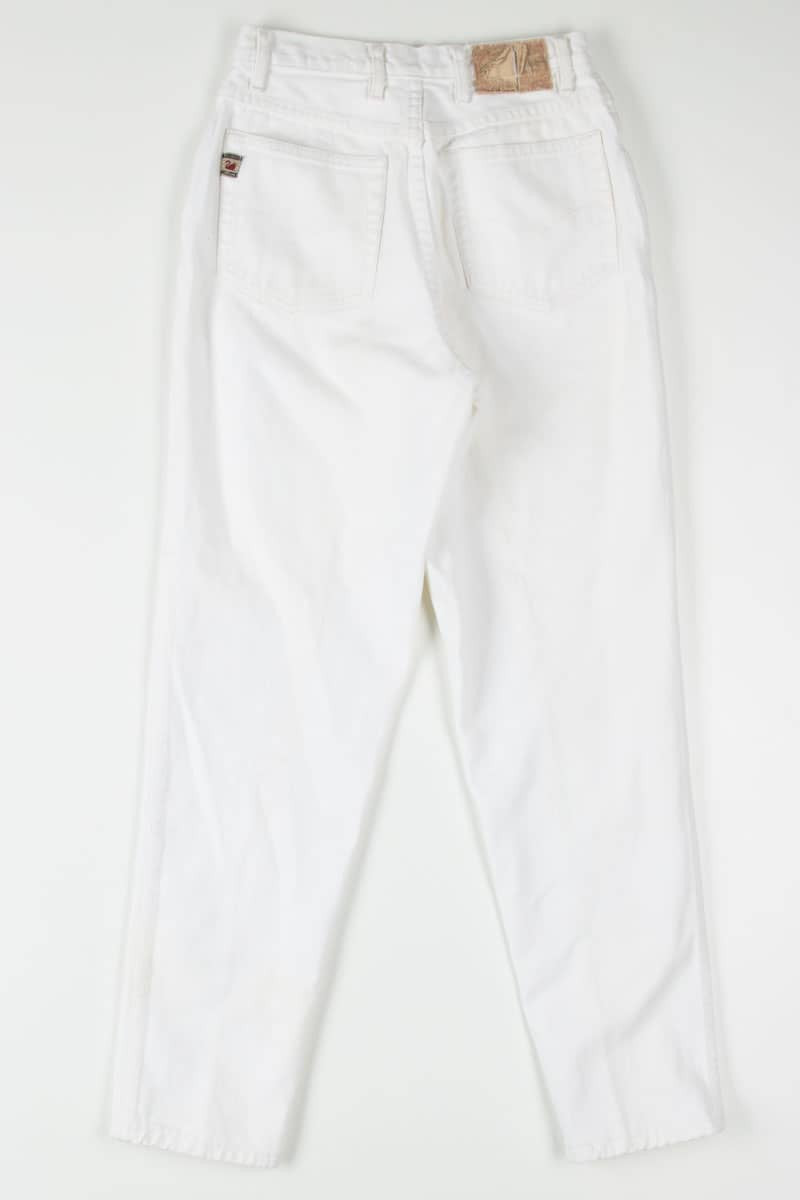 White High Waisted Denim Jeans 627 (sz. 8)