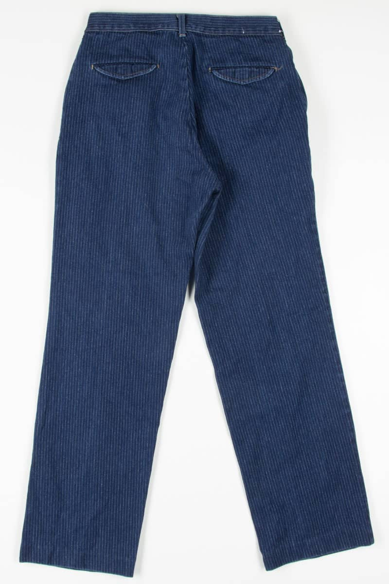 Vintage Wrangler Pinstriped Denim Jeans 706 (sz. 32W x L)