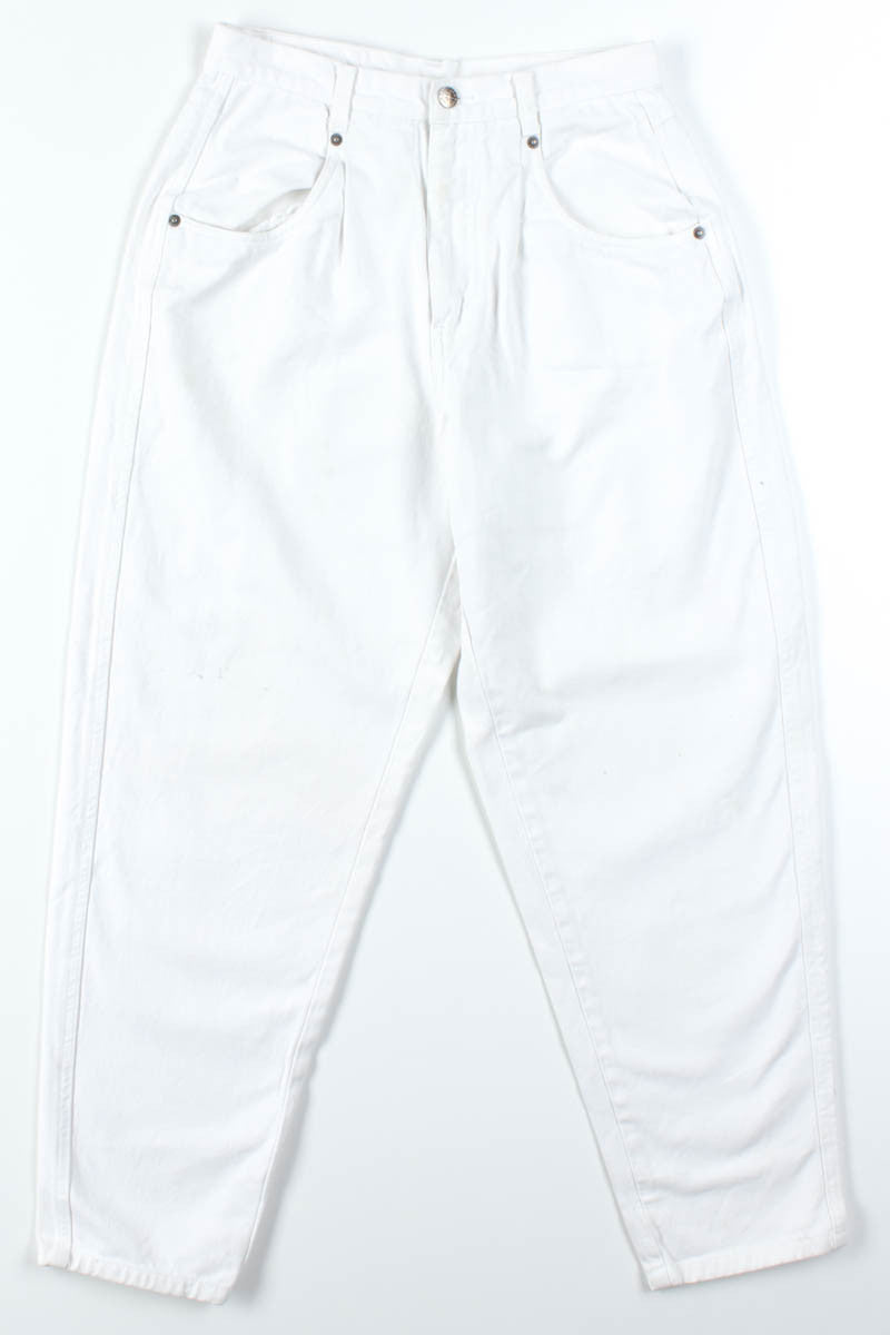 White Brittania Jeans