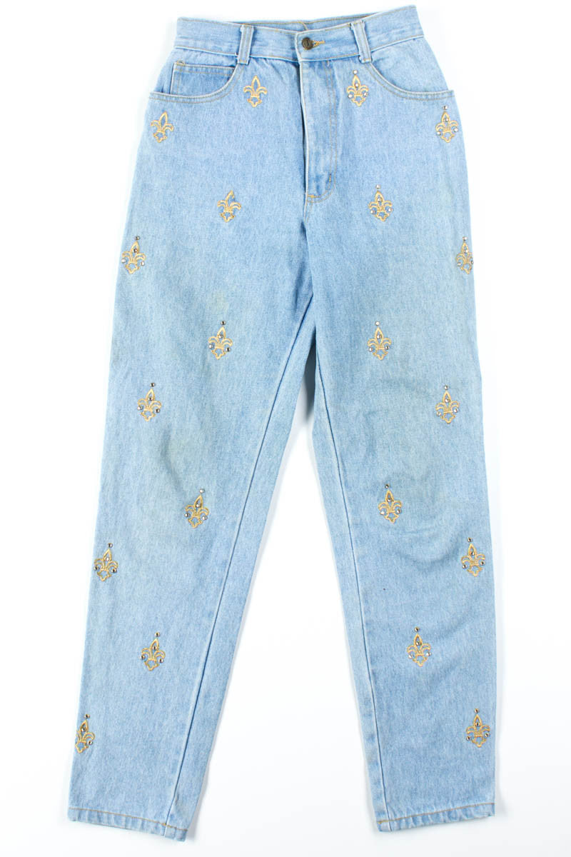 Fleur de Lis Blue Jeans (sz.5/6)