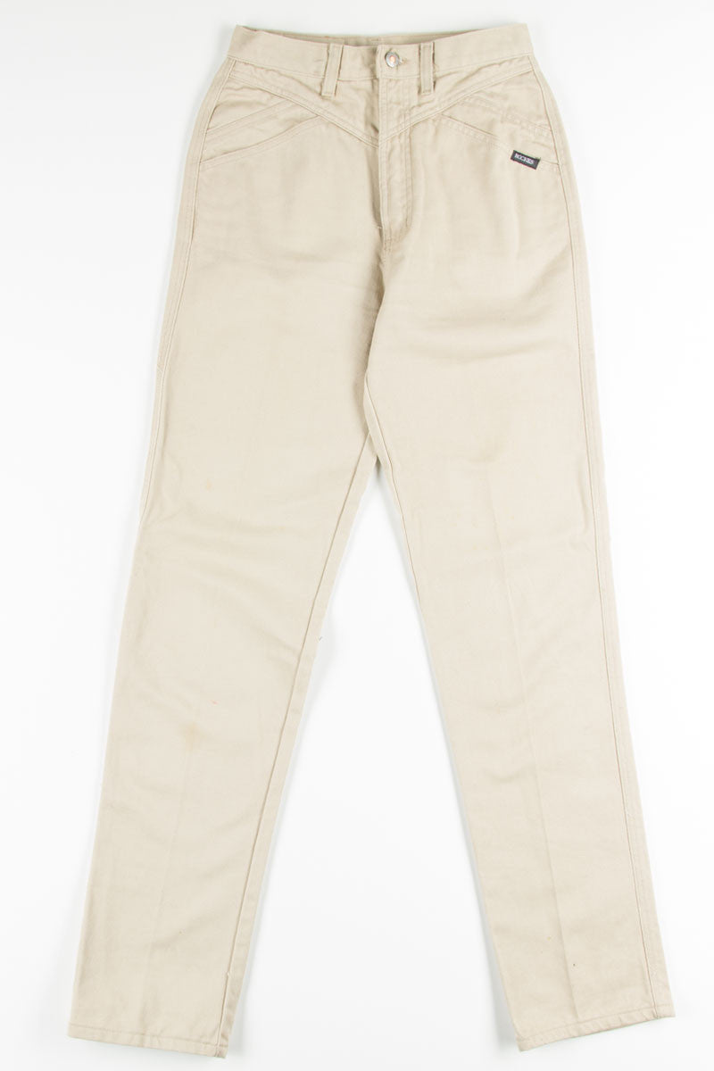 High Waisted Tan Rockies Jeans (sz. 7/8 Long)
