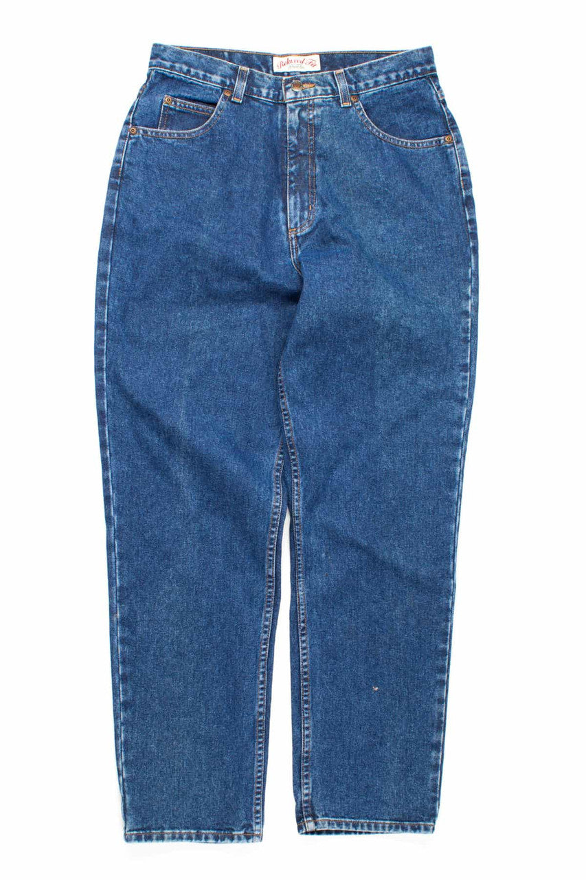 Relaxed Fit Classic Indigo Mom Jean (sz. 12)