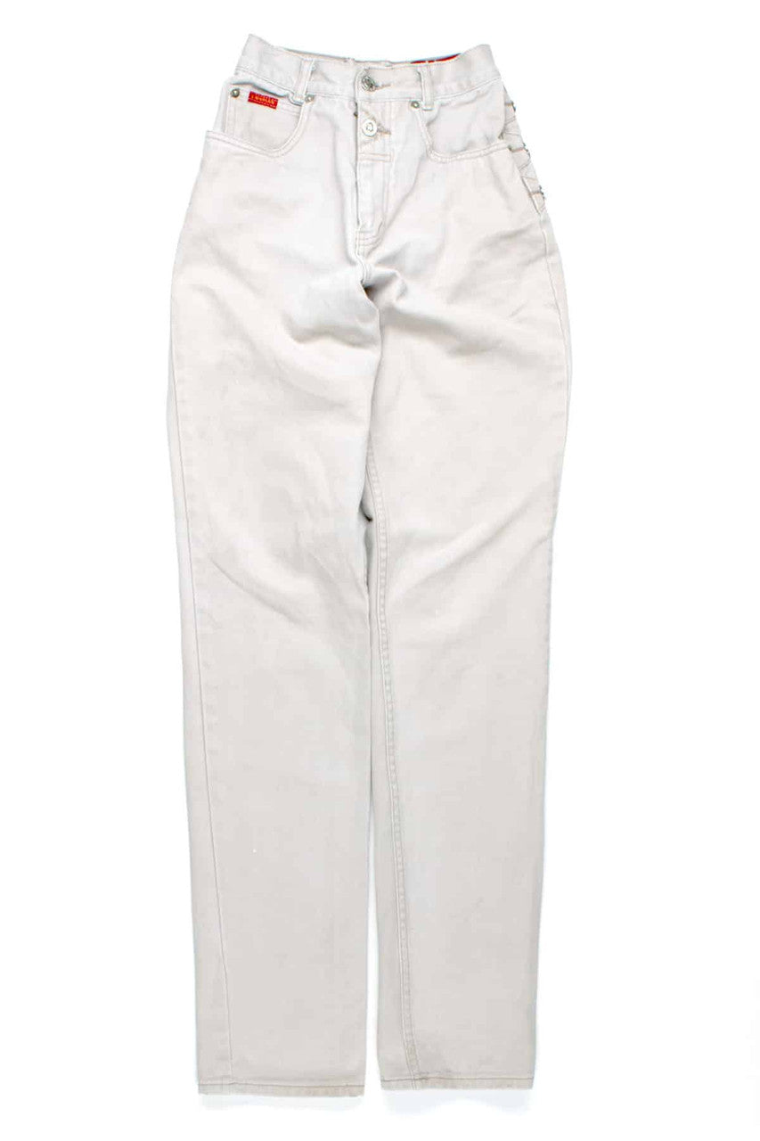 Vintage Lawman Side Embellished Khaki Slim Fit Jean (sz. 1)
