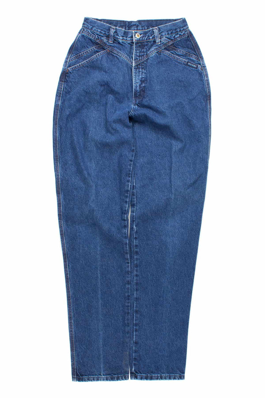 Rockies High Waisted Extra Long Blue Jeans (sz. 30W 36L)